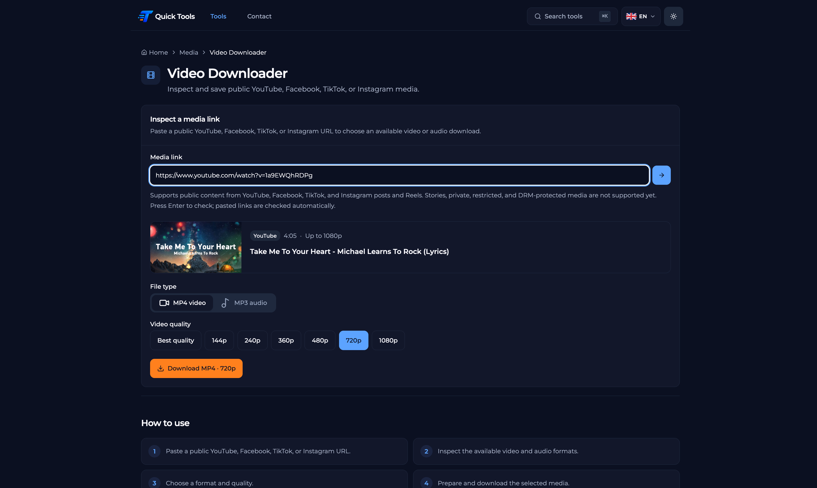 Video downloader